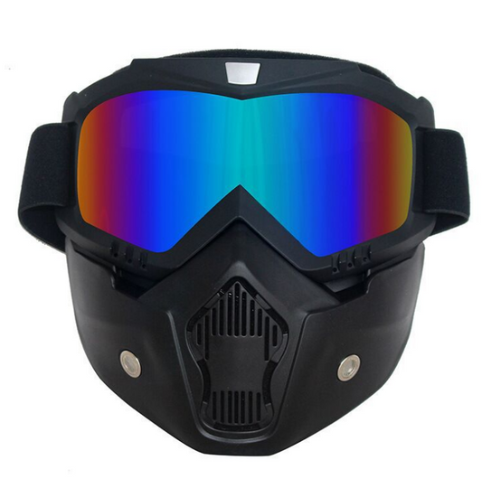 Motorcycle Goggles Mask motorcycle goggles, detachable for use with motocross helmet goggles, and tactical airsoft goggles Au+hentic Sport Spot