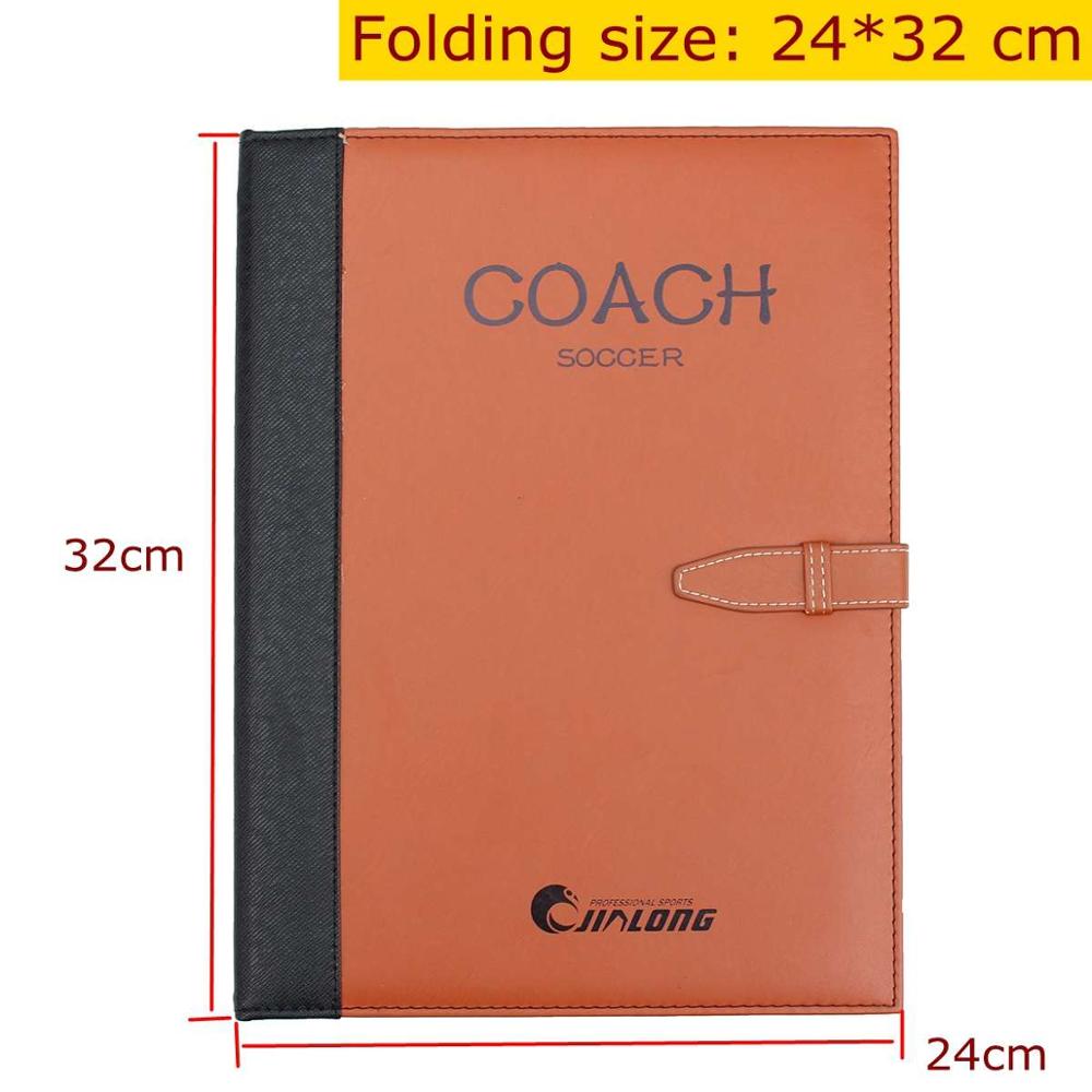 Football Tactics Board Plug-in PU Leather Cover Referee Teaching Board Soccer Coaching Board Au+hentic Sport Spot