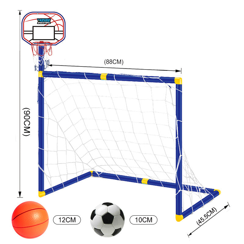 Folding Mini Football Soccer Ball Goal Post Net Au+hentic Sport Spot