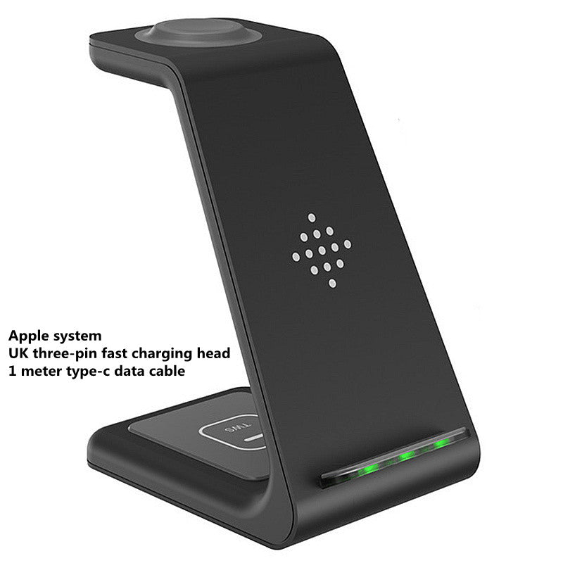 Charging Station Airpods 2/Pro, iPhone 12/12 Pro/12 Pro Max, iPhone X/Xr, iPhone Xs, and Apple Watch 6 SE 5 4 3 2 Wireless Charging Stand, 3 in 1 Wireless Charger Fast Charging Dock Station Au+hentic Sport Spot