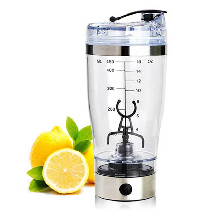 Electric Automatic Protein Shaker Portable Movement Mixing Mixer Blender My Water Bottle Electric Protein Shaker Automatic 450ml Detachable Smart Mixer Cup Au+hentic Sport Spot