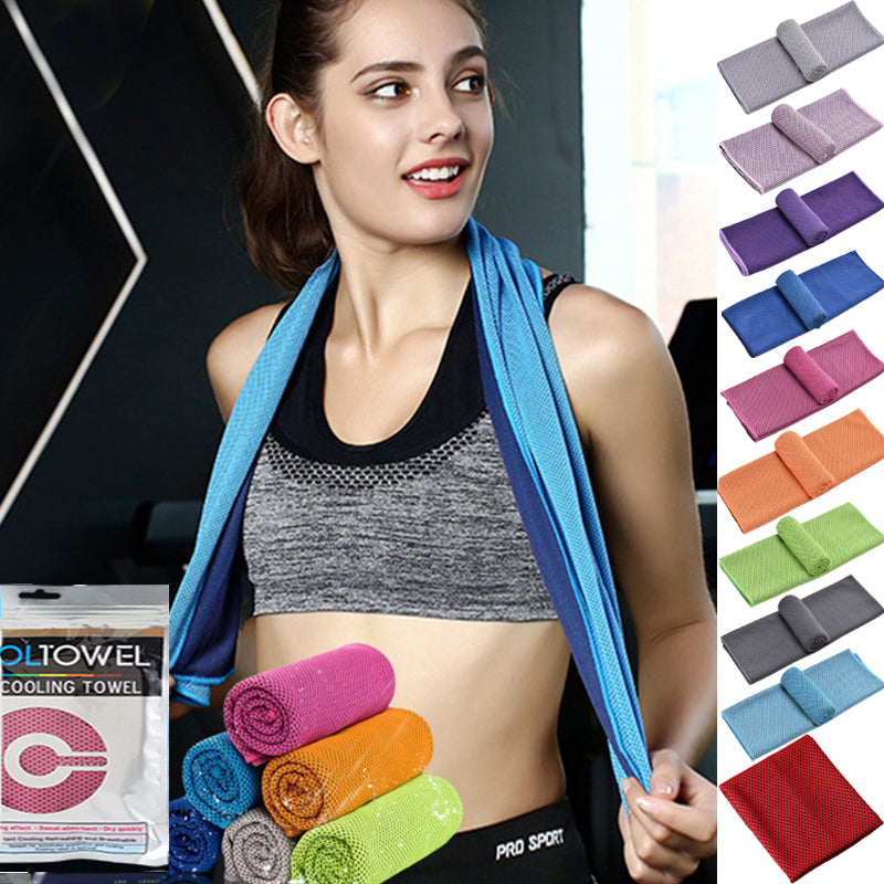 Sports Cooling Towels Yoga Towels Fitness Workout Home Gym Exercise Towels Au+hentic Sport Spot