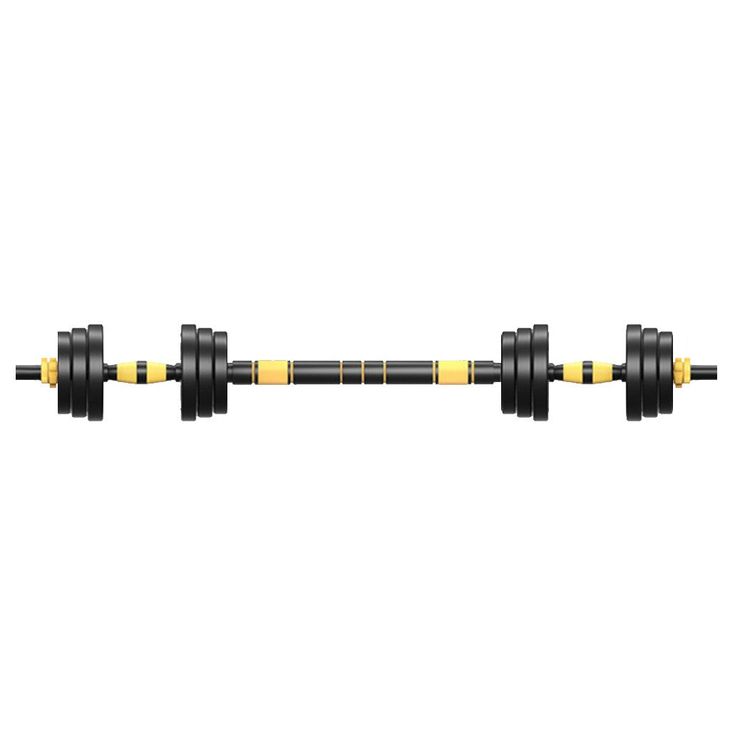 Dumbbells' Barbell , Barbell / Dumbbells Adjustable Weights Set of Dumbbells Barbell Weights for Home Workout Home Gym Set of 20KG, Weights W/ Connecting Rod, Non-Slip, All-Purpose, 2-in-1 Set, Up to 44 Lbs Au+hentic Sport Spot